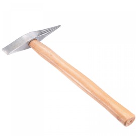 uxcell 10 Oz Welding Chipping Hammer Steel Tack Hammer Electrician's Hammer with Wooden Handle for Removing Repairing