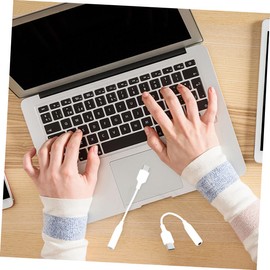 Gatuida 6pcs Type-c Headphone Adapter Compact Audio Cable for Note Dac Audio Connection Lightweight Sound Quality Practical Accessory