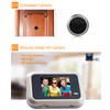 Electronic Peephole Camera Doorbell Wide Angle HD Sound Monitoring Automatic