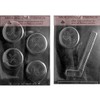 Hockey Stick Hockey Puck Chocolate Mold Hockey chocolate candy mold