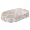 Anro Oilcloth Tablecloth, Oilcloth Wax Tablecloth, Tendril Pattern, 220 x