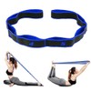 Yoga Stretching Strap, Stretching Band mit 8 Schleifen, Fitness Stretchband,