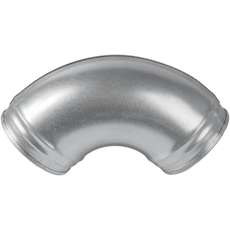5'' Inch / 125mm 90 Degree Duct Connector - Galvanized