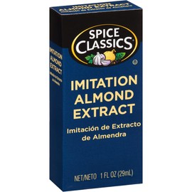 Spice Classics Imitation Almond Extract, 1 fl oz (Pack of 6)