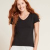 Boody Women's V-Neck T-Shirt, Black / XL