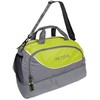 BRUBAKER Small Sports Duffel Bag Gym Bag Grey Green