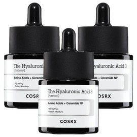 COSRX The Hyaluronic Acid 3 Serum, 20ml, 3 pieces / 코스알엑스 더 히알루로닉 애씨드 3 세럼, 20ml, 3개