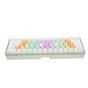 61 Keys Mechanical Keyboard RGB Backlight Colorful Keycaps Mini Wired