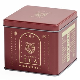 ode tea Organic Tea, Darjeeling, 8.1 oz (230 g) Can, Perfect Gift Organic Loose Leaf Tea, Darjeeling, 8.1 oz (230 g)