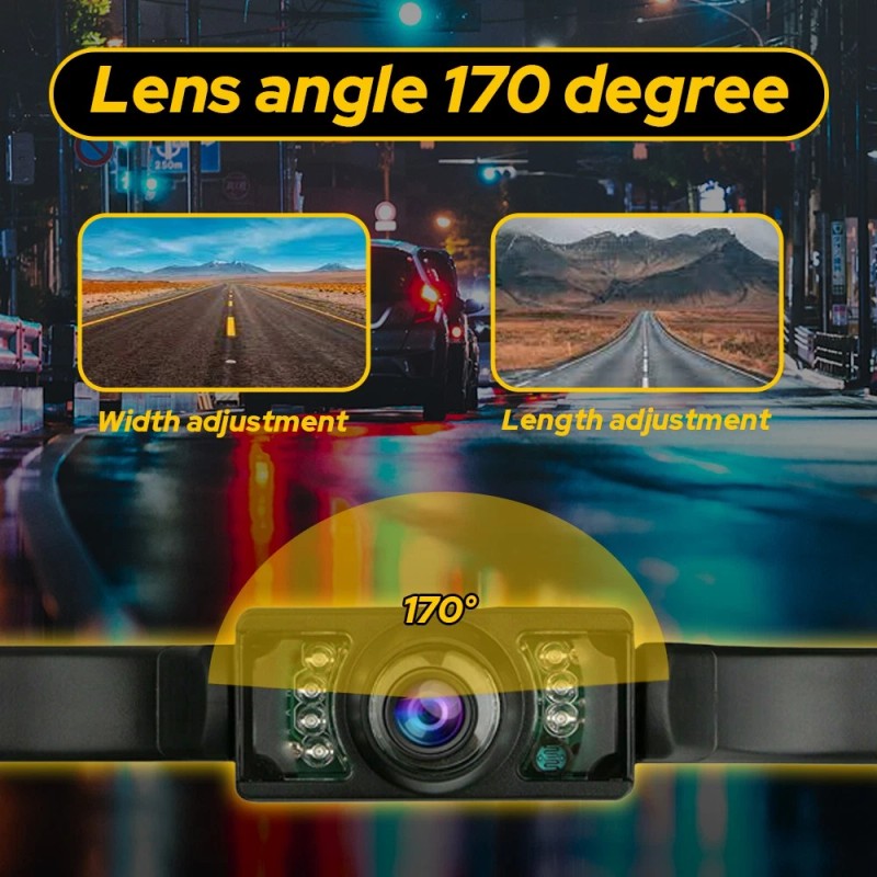 Parking Camera Wide 170° Waterproof Night Vision Car Rear View