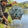 6 Hole Folding Fishing Trap Net 40CM 50CM 60CM –