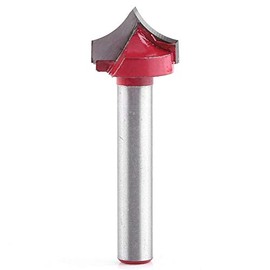 3D CNC Milling Cutter 6 mm Shank Engraving End Mill V Groove Needle Woodworking Bit Craftsman Carving Tool (12 mm)