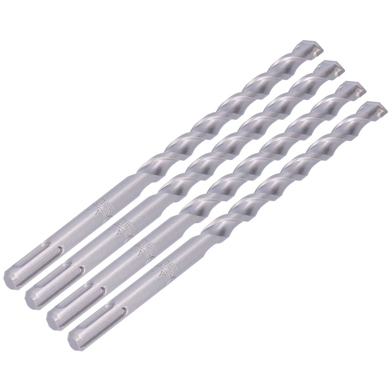 4Pcs Hammer Rock Drill Bit Sturdy Durable Efficient Convenient Round