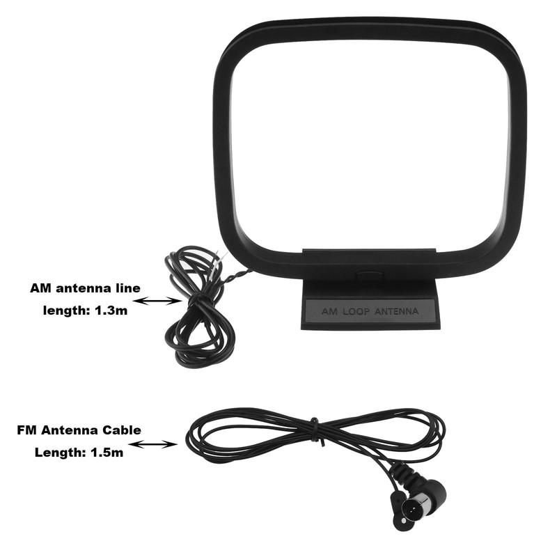 ECSiNG AM FM Antenna Replacement Compatible with Denon, Pioneer, and