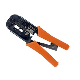 GIZWIZ All-in-one Network Crimping Cutting Stripping Tool 8P/RJ-45, 6P/RJ-12, RJ-11 Modular Ethernet Cables Plugs