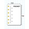 Refill Pack Weekly Calendar Format A7 Pocket 8 x 12