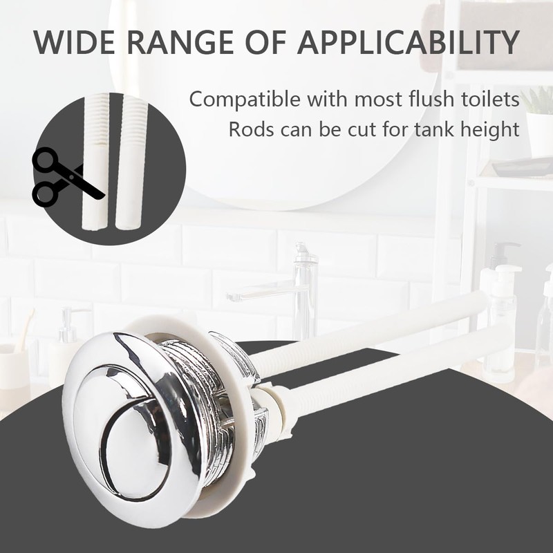 ZJIVQO Double Flush Toilet Button Toilet Push Button Toilet Flush