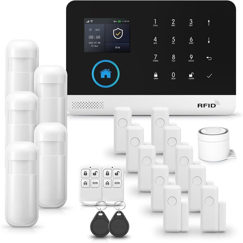 3 Pack Smart Infrared Home Intrusion Sensor,PIR Motion Detector Anti-Theft