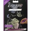 Royal Brush HOLOMIN-107 Holographic Foil Engraving Kitten & Butterfly Art