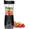Bella - 14-Oz. Personal Blender - Black/Gray