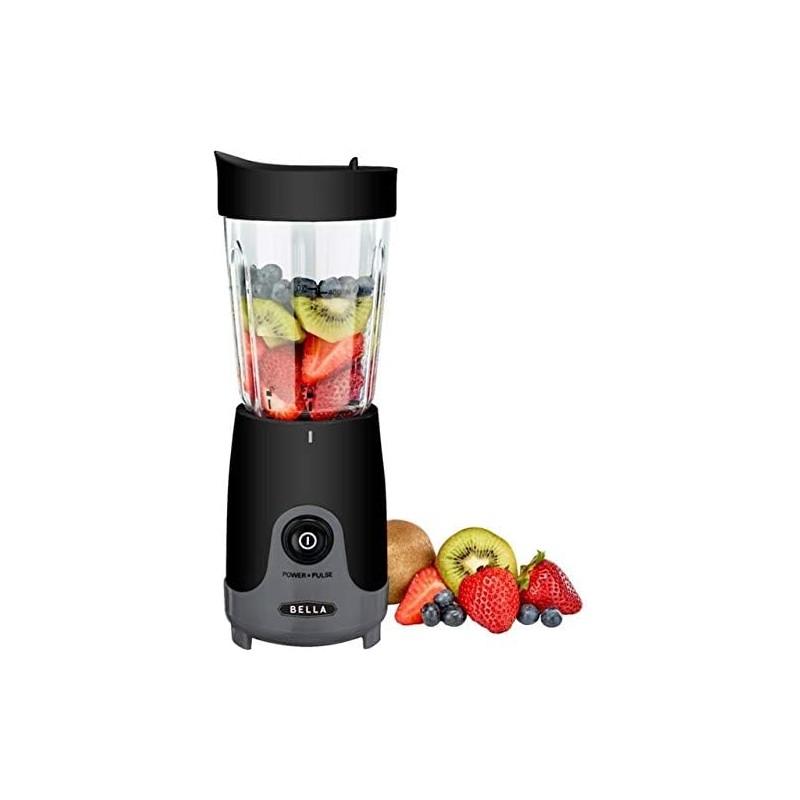 Bella - 14-Oz. Personal Blender - Black/Gray