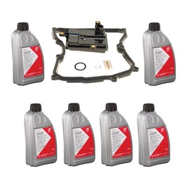 Auto Transmission Service Kit: 6L ATF Fluid + Filter for VW 1.8L Beetle Passat Jetta (2014-2017)