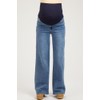 PinkBlush Blue Wide Leg Maternity Jeans