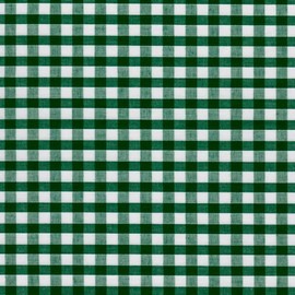 Carly Hunter Green Mini Checkered Gingham Poly Cotton Fabric by The Yard - 10114