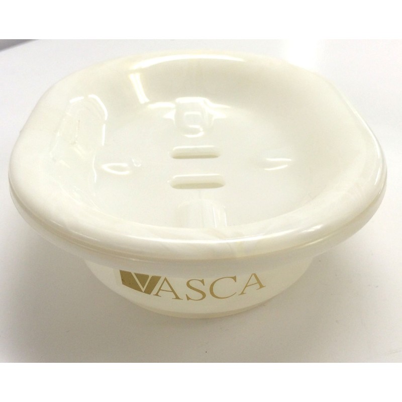 Richell TR Soap Stand, Baska, Pearl White