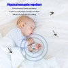 Ultrasonic Mosquito Repellent Bracelet Watch Temperature Detection USB Rechargeable Mosquito