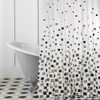 apollo THE HOUSEWARES BRAND Shower Curtain PEVA Mosaic,Multi-colour,180x180x0