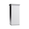 MFV1-AL Furniture Feet, Colour: Aluminium, Square Profile: 40 mm x