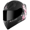 Bogotto H128 Fiori Helmet, Black/Pink, M
