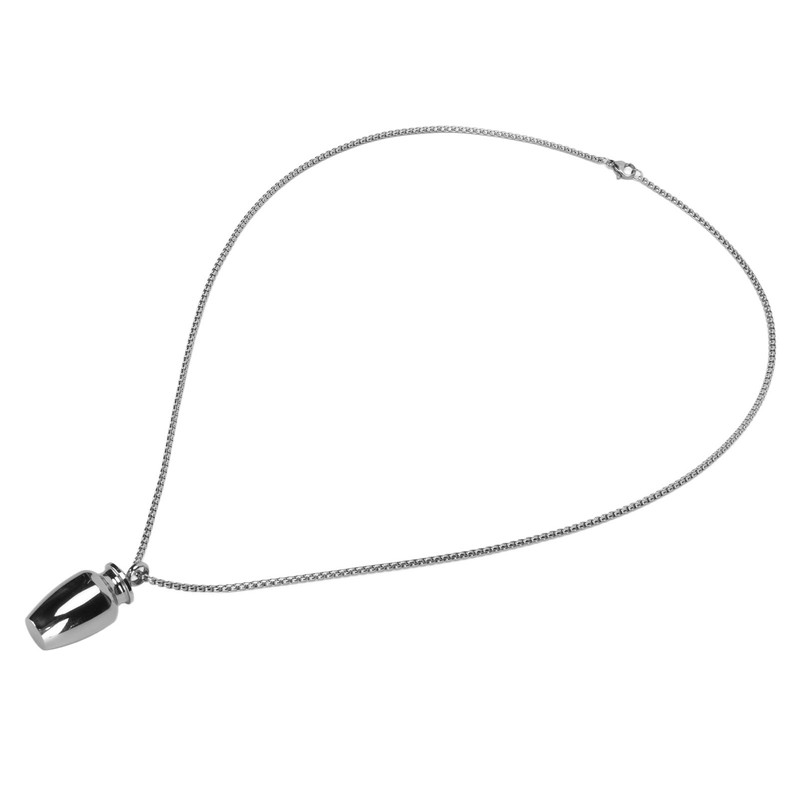 Pet Ashes Necklace Exquisite Memorial Stainless Steel Cremation Jewelry Urn