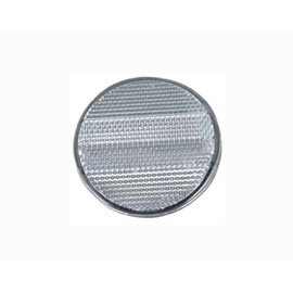 Lowrider Clear Front Reflector. Bike Part, Bicycle Part, Bicycle Reflector, Bike Reflector, Bike Part, Bicycle Part, Beach Cruiser, BMX, Chopper, Stretch.