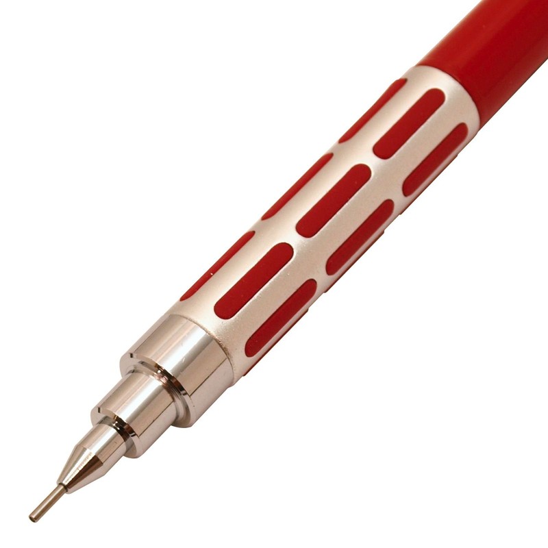 Pentel Graphlet Mechanical Pencil Graph1000CS, 0.5mm, Red (PG1005CS-B)