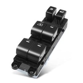 A-Premium Interruptor de elevalunas eléctrico compatible con Nissan Frontier Xterra 2005 – 2007 lado izquierdo del conductor