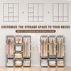 Neatrays Wardrobe Closet，Portable Closets for Hanging Clothes,Free Standing Clothes Rack