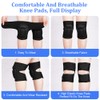 AOOWU 1 Pair Knee Pads Work, 20MM Thick Knee Pads