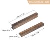 sourcing map 4Pcs Wood Drawer Pulls Handles with Screws Set