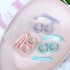 One-day suction stick, contact lens insertion case, removal forceps Lens removal device 3-Lens suction rod-blue