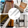FVSEC 8 Pack 8 Inch Piano Hinge, Heavy Duty Continuous