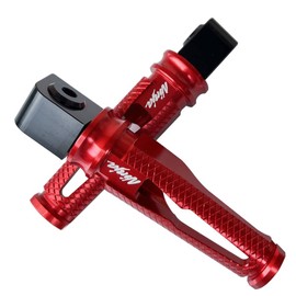 Motorcycle Foot Pegs CNC Aluminum Rear Passenger Footrests Compatible With Kawasaki Z900 2017-2023 Z1000 2003-2022 for ZX6R 2005-202318 for ZX10R 2008-2022 (RED)