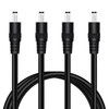 18AWG 2-Pack 6FT DC Power Cable Male to Male, 5.5mm