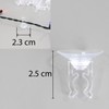 SHATCHI 50Pcs Window Suction Hooks Clips Window Suckers – 23mm