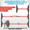 Professional Stair Tread Template Tool - Adjustable 8" to 46"