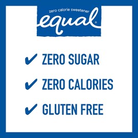 Equal MRINUT810931 Sugar Substitute Artificial Sweetener, 100 Packets/Box