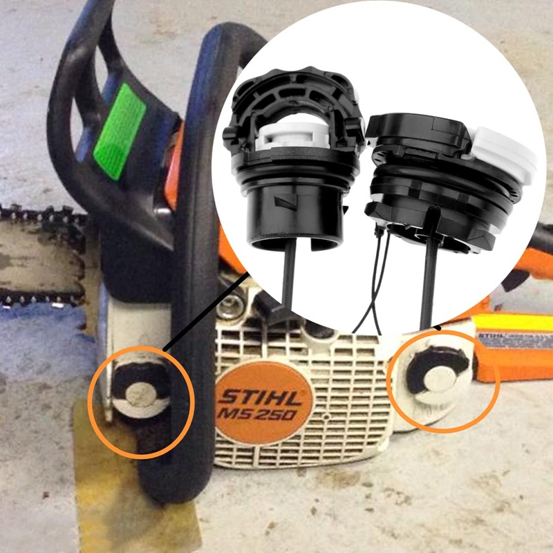 燃料キャップ&オイルキャップ ガーデンツールパーツ STIHL用MS192T MS200 MS210 MS200T MS211 MS230 MS240 MS250