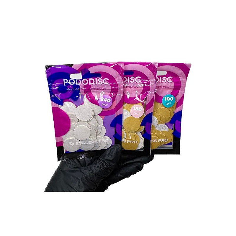 STALEKS White refill pads for pedicure disc PODODISC STALEKS PRO