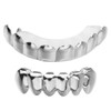 PRETYZOOM Silver Teeth for Men and Women Mouth Top Bottom